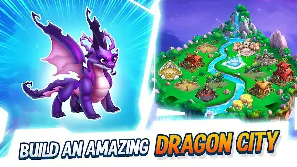 Legendary dragons and floating islands in Dragon City Mod APK latest version